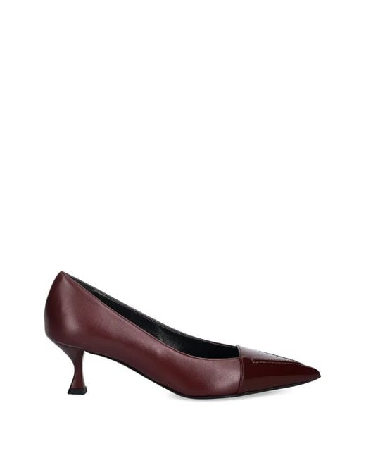 Love Moschino Brown Point-Toe Pumps