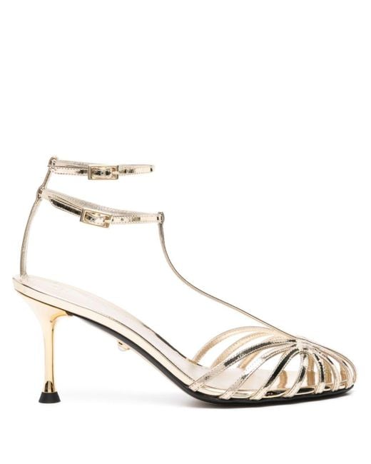 ALEVI Metallic Ally 95mm Caged Sandals