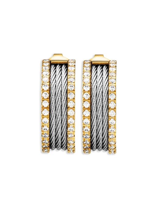 Charriol White Forever Magnifique Earrings