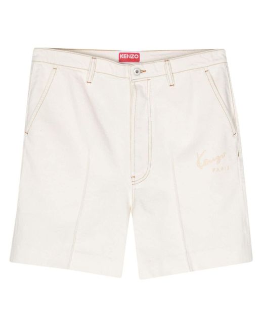 KENZO Creations Jeans-Shorts in White für Herren