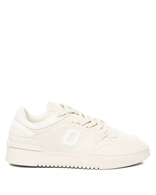 Orto White Eclipse Leather Low-Top Sneakers for men