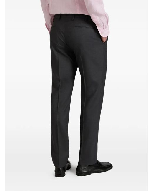 Slowear Broek Van Scheerwol in het Gray voor heren