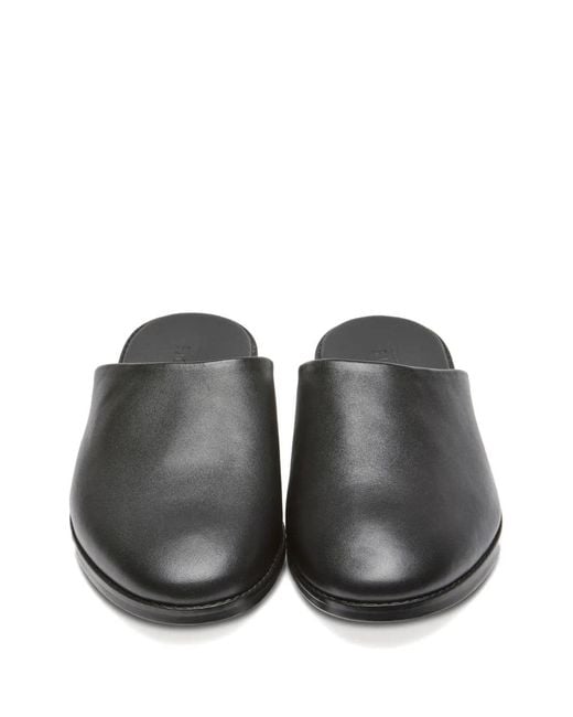 Suicoke Black Leather Mules
