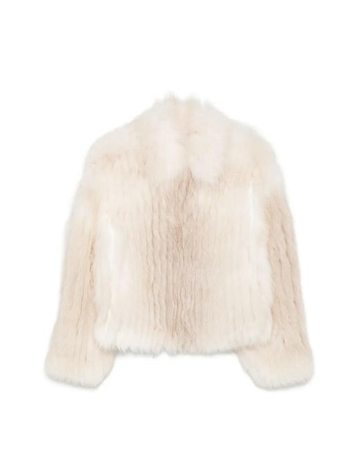 Liska White Long-Sleeve Panelled Jacket