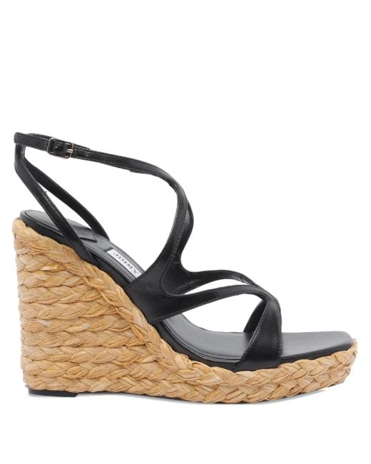 Jimmy Choo 110 Ayla Sandals Metallic