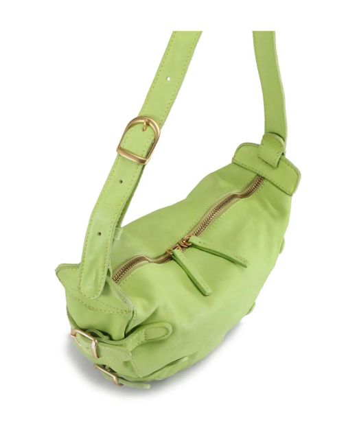 Officine Creative Green Novak Shoulder Bag