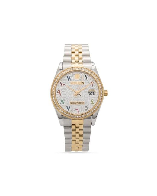 Philipp Plein White Date Superlative 38Mm