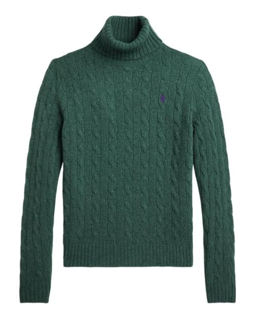 Polo Ralph Lauren Green Bottle Wool Blend Sweater