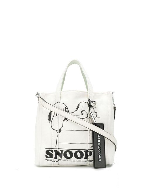 Bolso shopper Snoopy Marc Jacobs de color White