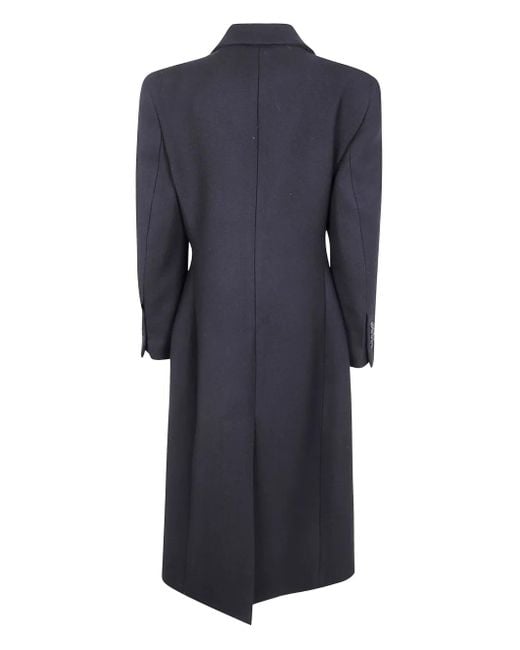 Rohe Blue Double-Breasted Coat