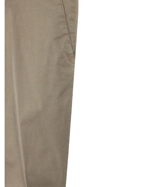 Briglia 1949 Natural Belt Loops Trousers for men