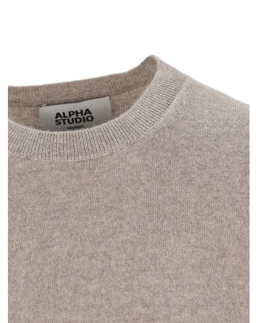 Alpha Studio Kasjmier Top in het Gray