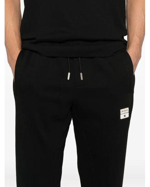 Yes London Black Pantalon De Jogging À Lien De Resserrage for men