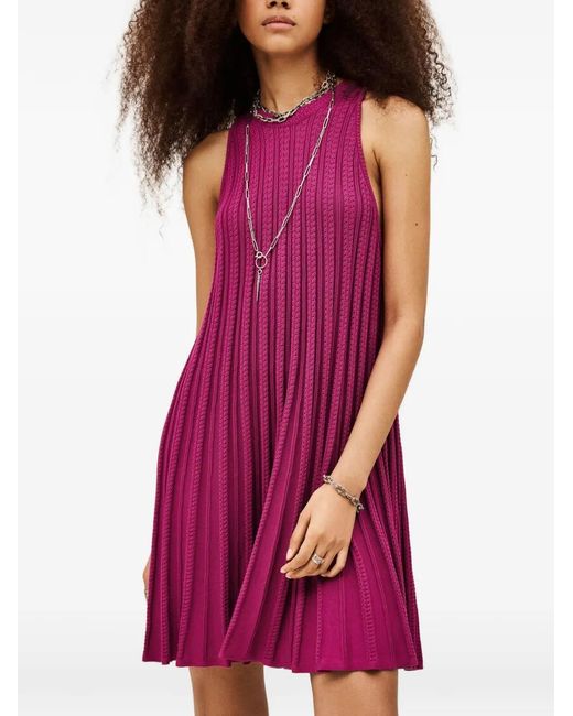 Ba&sh Purple Sinnta Mini Dress