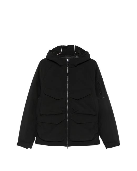 C P Company Black Padded Jacket for men