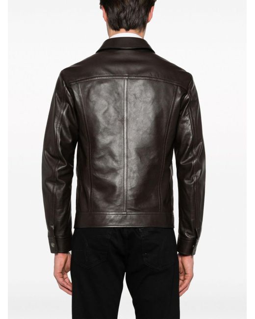 Veste zippée à design multi-poches Tom Ford pour homme en coloris Black