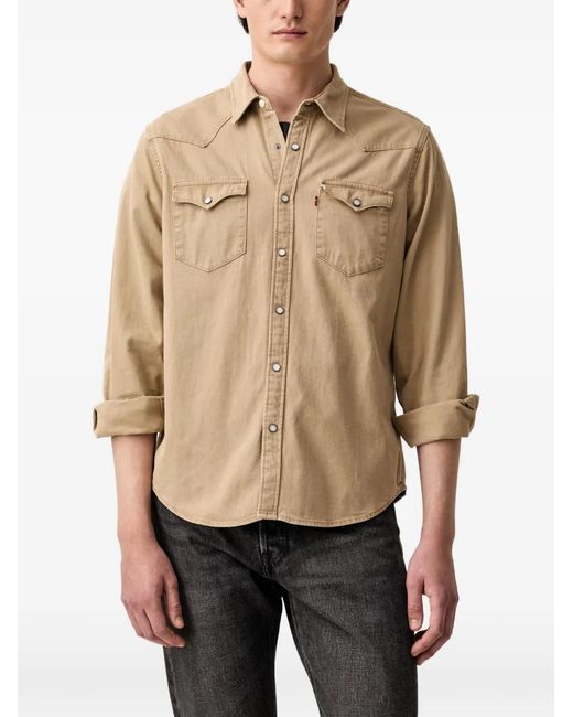 Levi's Natural Barstow Denim Shirt for men