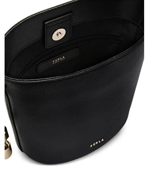 Furla Black Roxie Bucket Bag