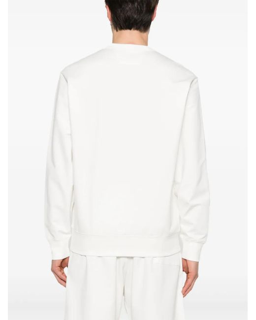 Sudadera con logo estampado C P Company de hombre de color White
