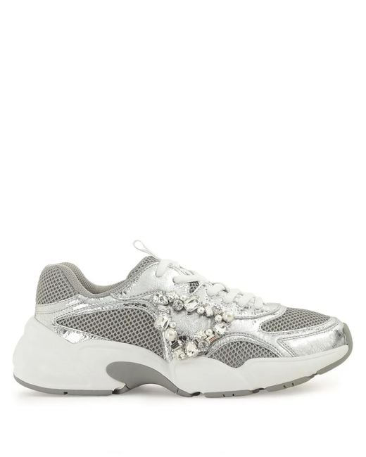 Sergio Rossi White Precious Sneakers
