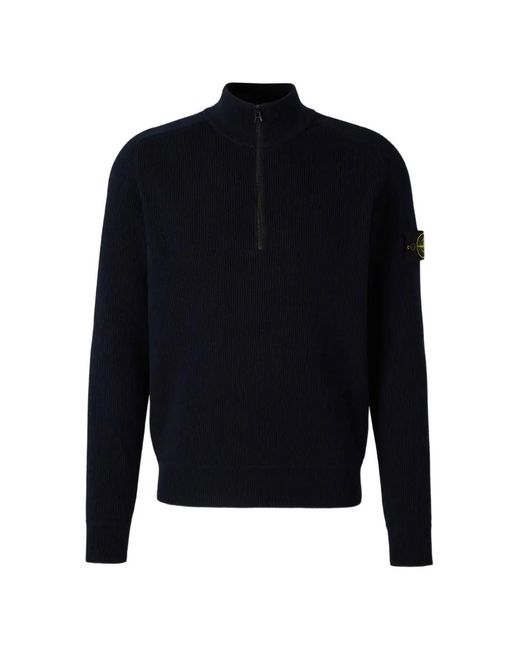 Stone Island メンズ ブルー ハイネック セーター 【公式通販】