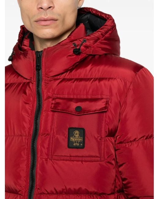 Refrigiwear Red Seek Hooded Padded Jacket for men