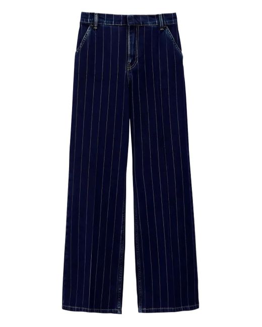 Ba&sh Blue Recchi Striped Jeans