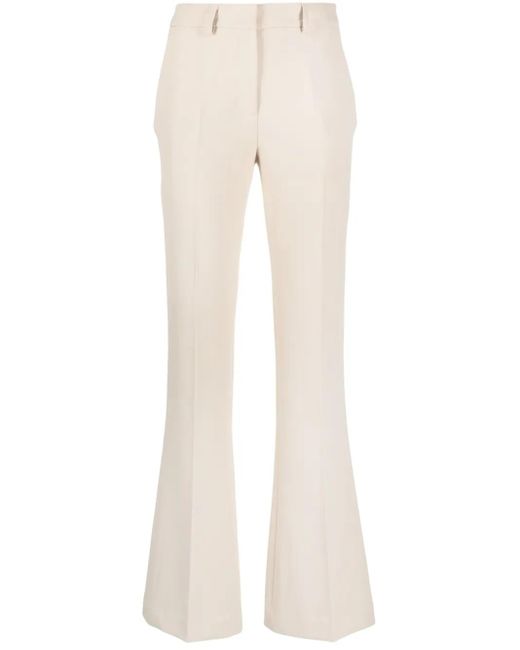 Pantalon Évasé En Crêpe Blanca Vita en coloris Natural