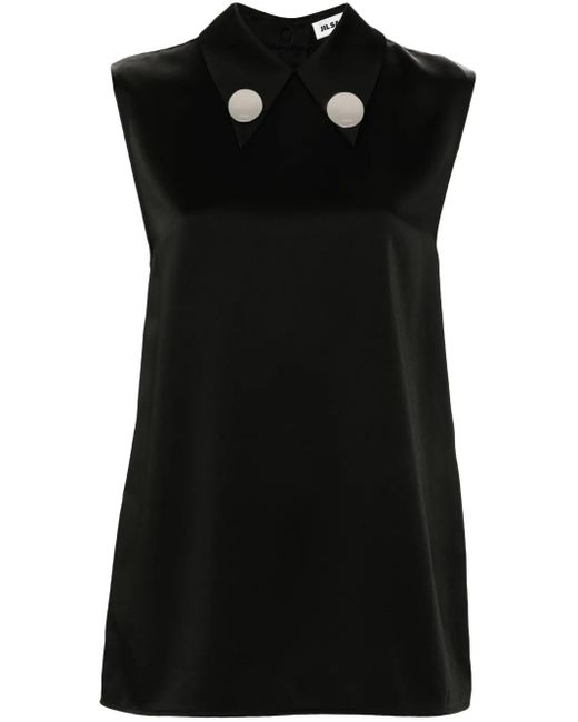 Jil Sander Black Removable Clip Shirt