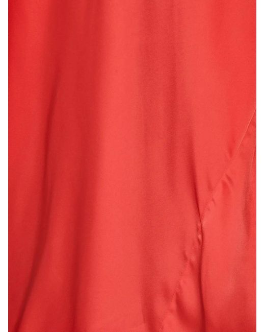 ROTATE BIRGER CHRISTENSEN Red Maxi Dress
