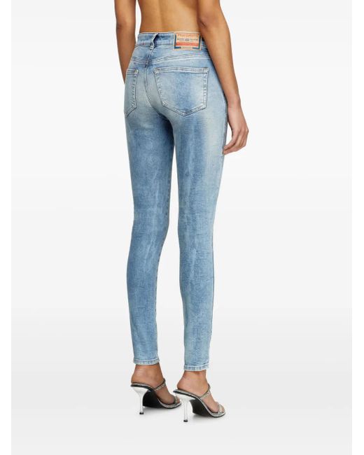 DIESEL Blue 2017 Slandy Skinny Jeans