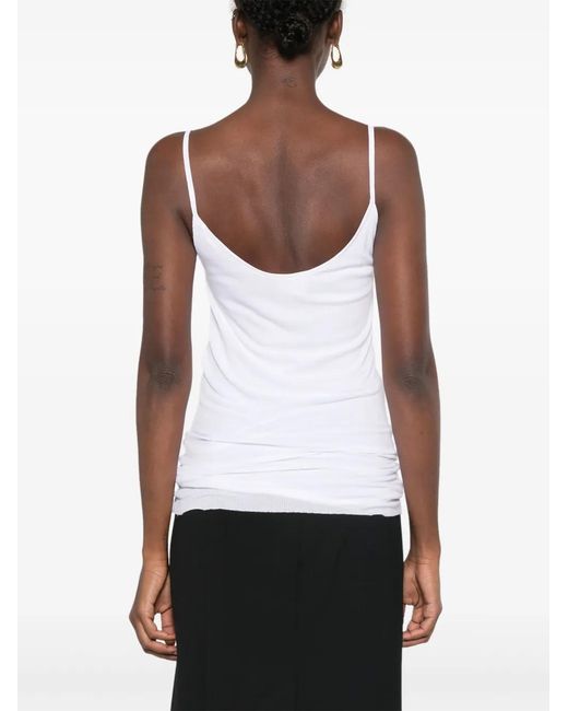 Khaite White The Selee Top