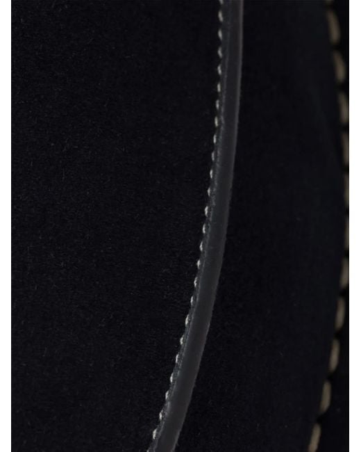 Prada Black Slip-On Suede Loafers for men