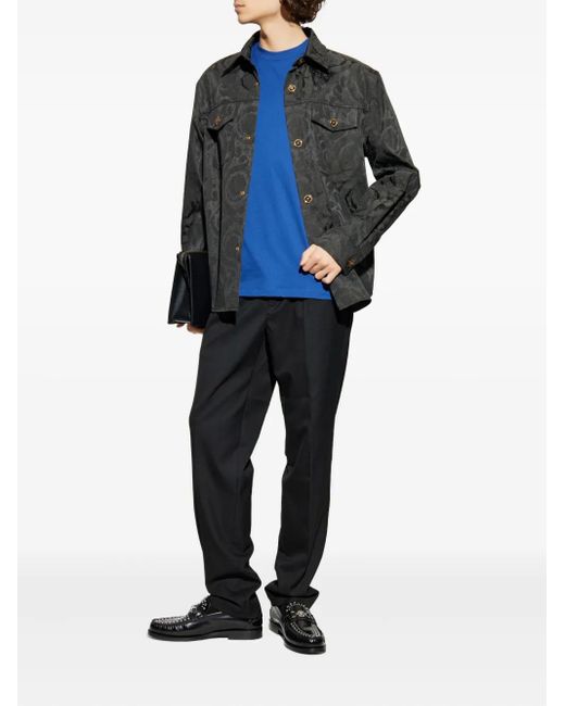 Versace Blue Medusa T-Shirt for men