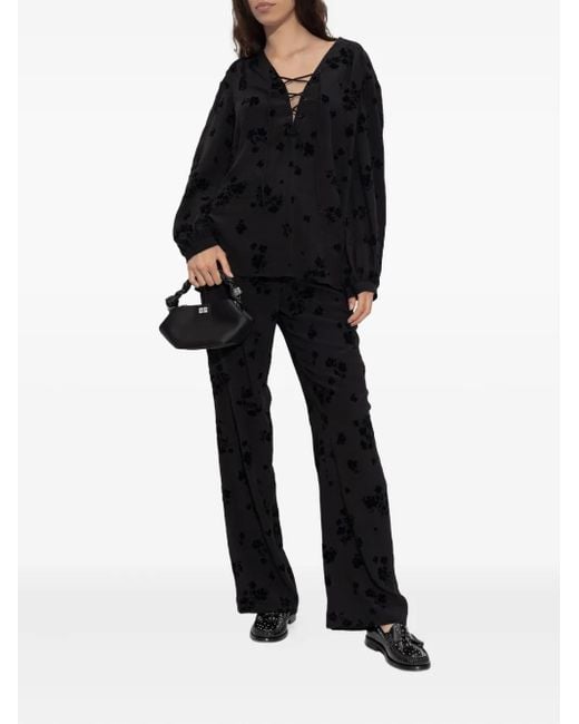 Zadig & Voltaire Black Drawstring Trousers