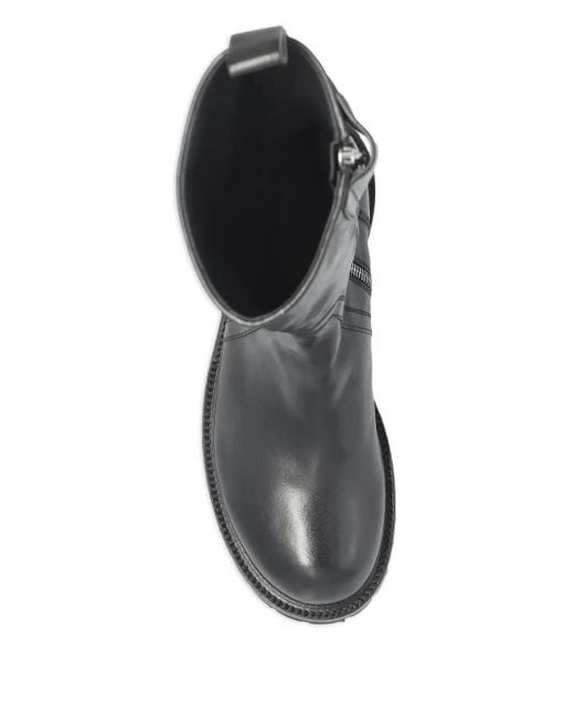 Rick Owens Concordians Army Creeper Stiefel mit Reißverschluss in Black für Herren