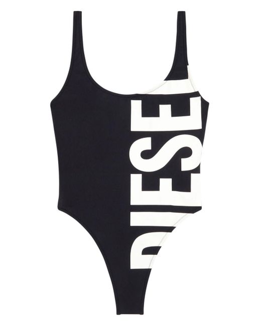 DIESEL Black BBSW-Kylia Badeanzug mit Logo-Print