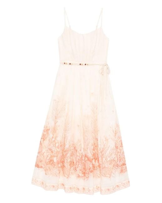 Zimmermann Pink Midi Dresses