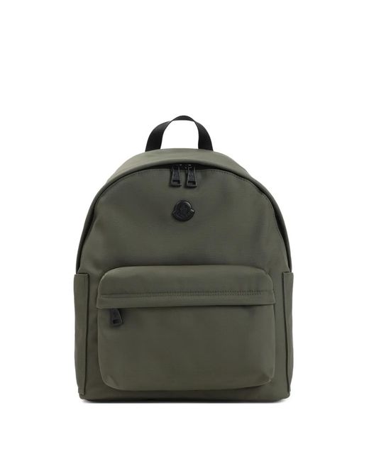 Moncler Green New Pierrick Logo-Detail Backpack for men
