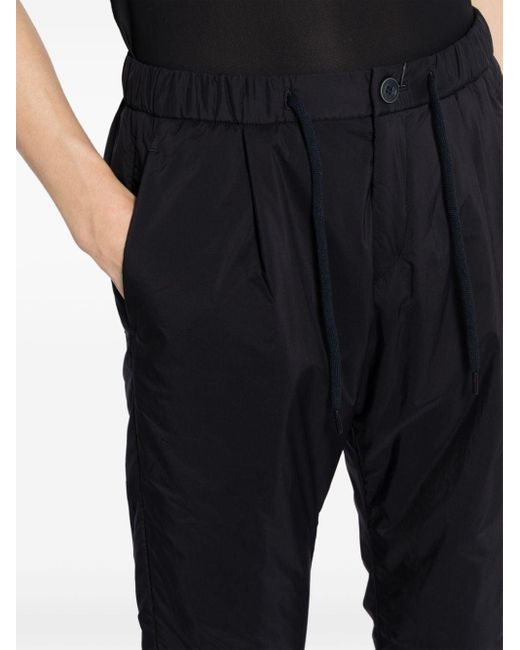 Pantalones ajustados con cinturilla elástica Herno de hombre de color Black