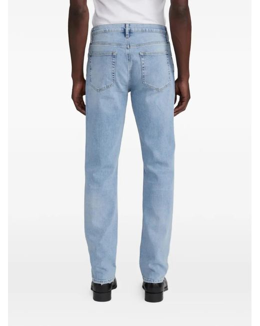 FRAME Blue Five-Pocket Jeans for men