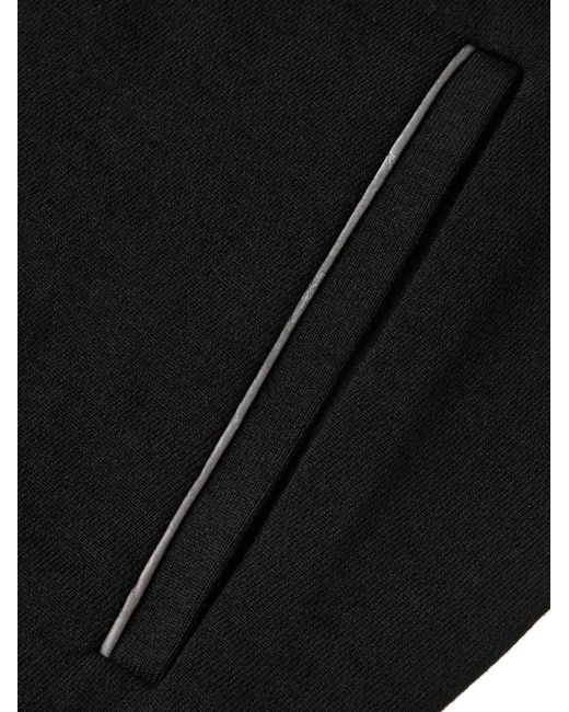 Shanghai Tang Black Logo-Detail Hoodie