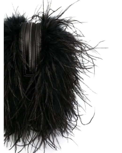 Alexander Wang Black Heart Pillow Clutch