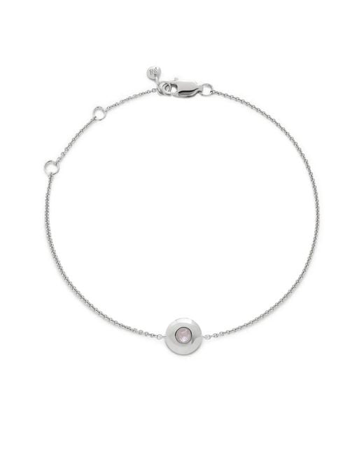Monica Vinader White June Birthstone Bracelet