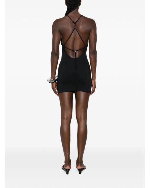 Frankie's Bikinis Black X Jennie Carla Mini Dress