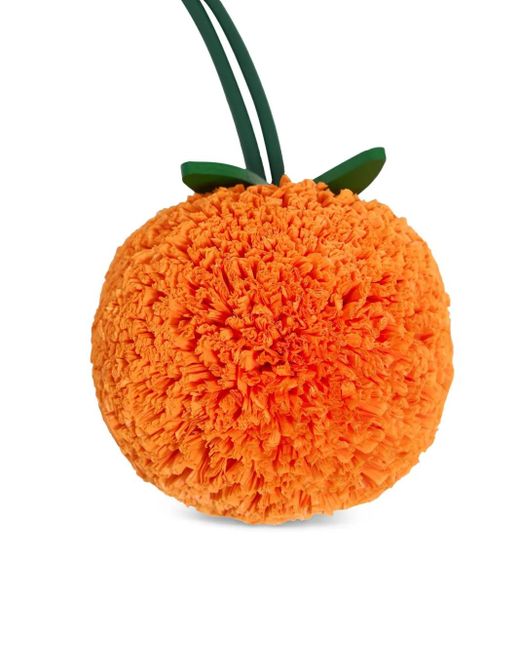 Bimba Y Lola Orange Motif Bag Charm