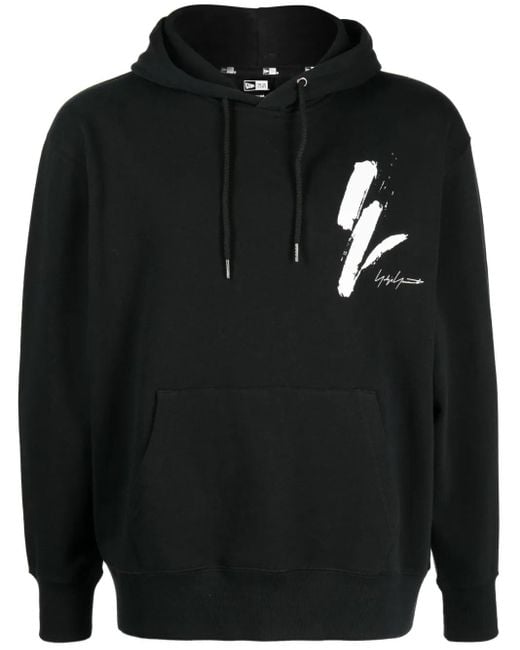 Yohji Yamamoto X New Era Hoodie Met Logoprint in het Black voor heren