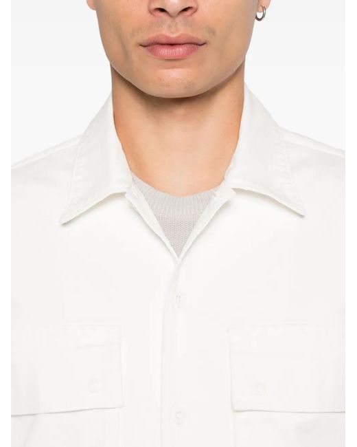 Marc O' Polo White Patch-Pocket Shirt for men