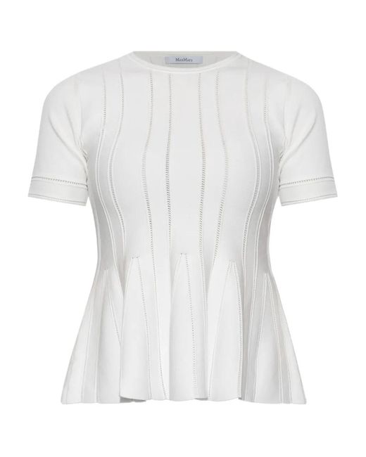 Max Mara White Epoche Top