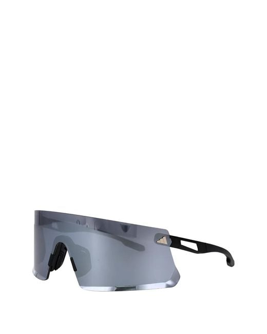 Adidas Gray Shield-Frame Sunglasses for men